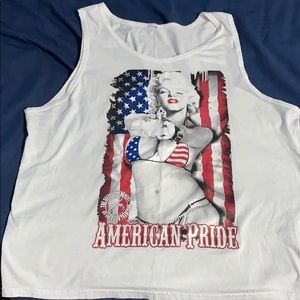 Marilyn Monroe 2nd amendment USA Tank Top